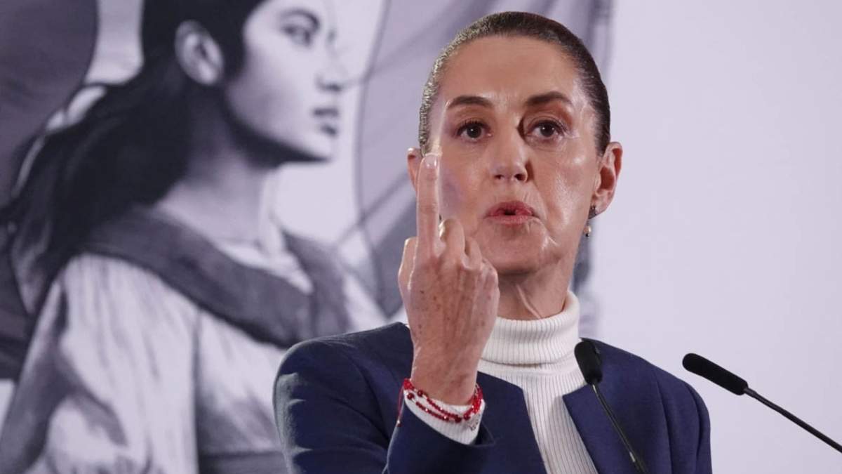 La presidenta Claudia Sheinbaum