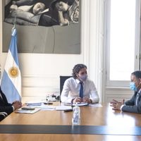 La Rioja: Ricardo Quintela analizó las obras de ampliación del Parque Eólico Arauco junto a Cafiero
