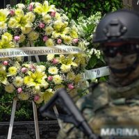 Sepultan a José Muñoz, asesor de Clara Brugada, en medio de un despliegue policiaco