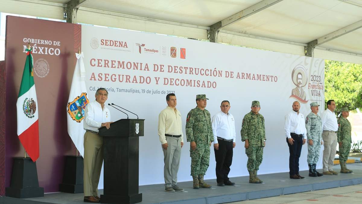 Las armas deben servir para proteger a la población: Américo Villarreal