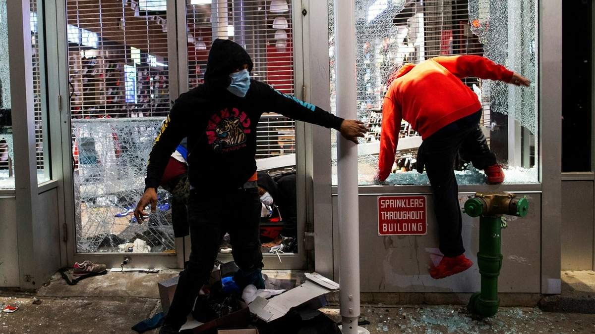 Actos de vandalismo en Sudáfrica. Fuente: (Twitter)