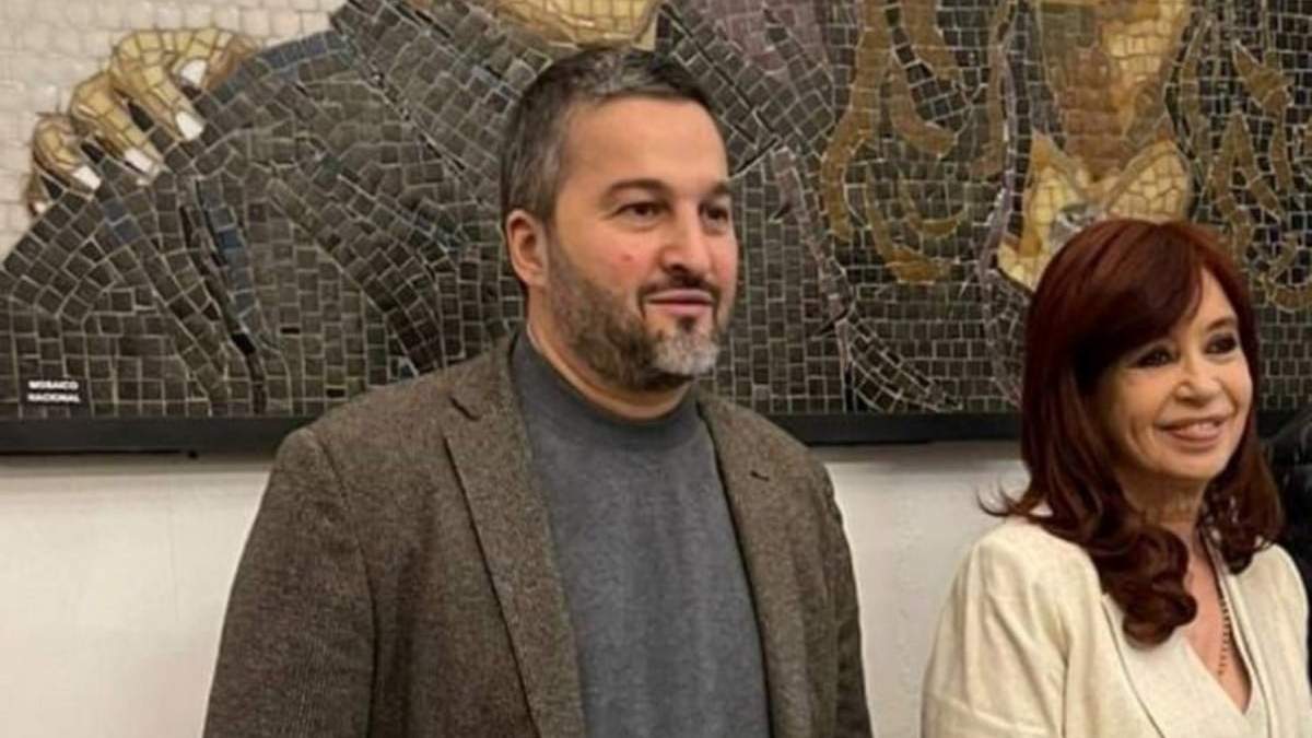 Ariel García Furfaro, dueño de los laboratorios, y Cristina Kirchner