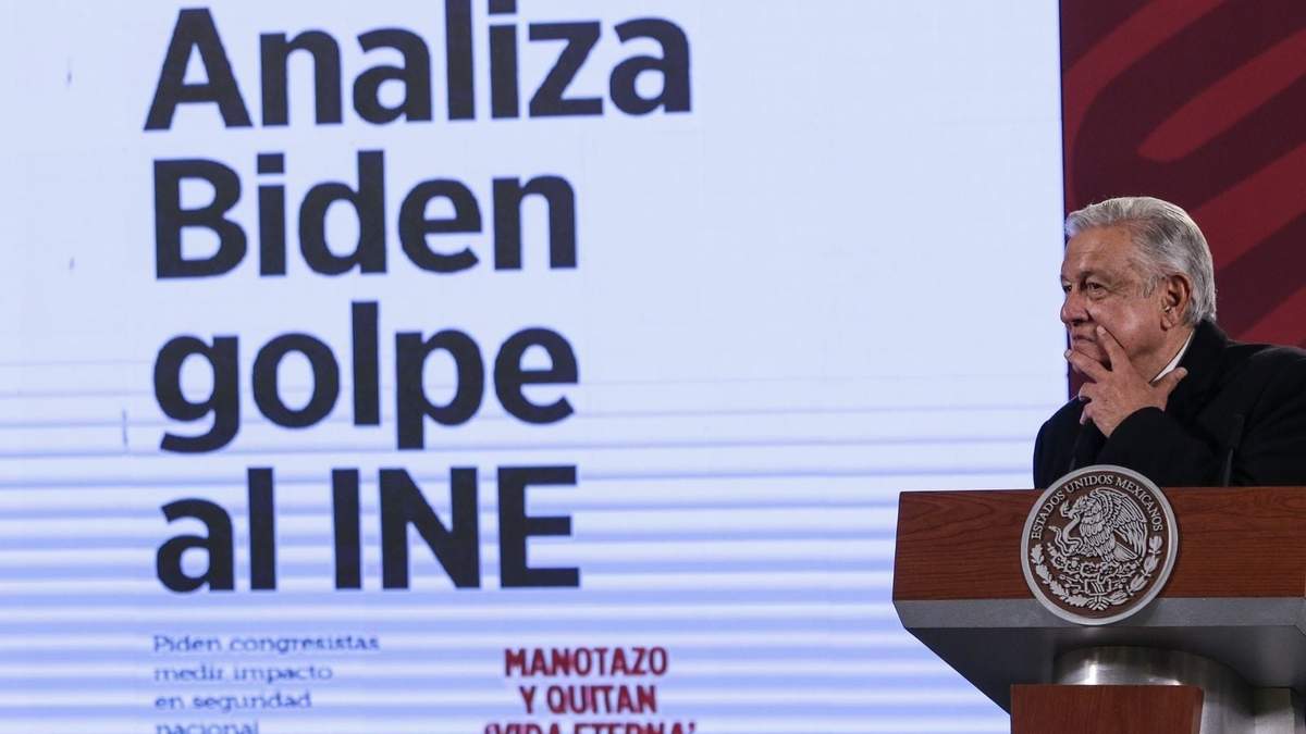 López Obrador en la conferencia del lunes