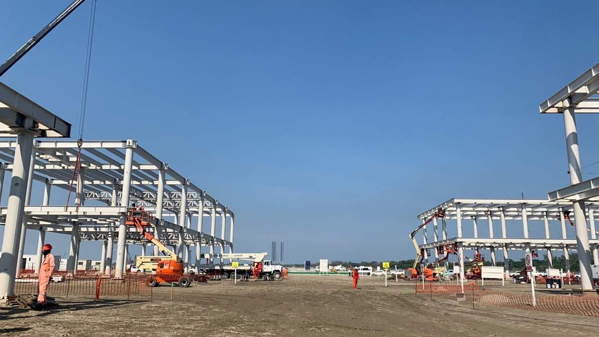 La refinería de Dos Bocas se construye en el puerto del mismo nombre, ubicado en Paraíso, Tabasco