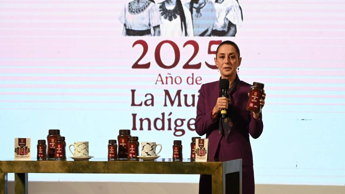 La Presidenta de México, Claudia Sheinbaum Pardo, destacó que Café Bienesta es comercio justo
