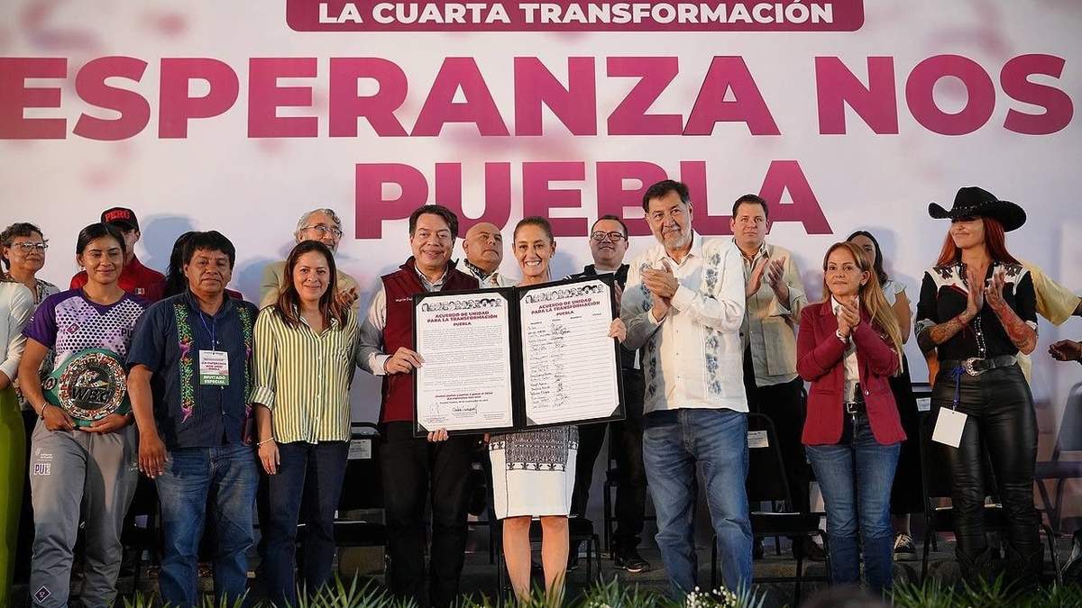 El equipo de Morena en Puebla