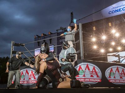 Al ring musical del Festival "Rock y Lucha"