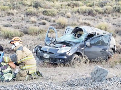 Brutal accidente sobre la ruta 23: hay cuatro heridos