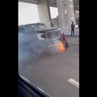 Circula video del presunto asaltante abatido duranta la balacera en inmediaciones del AICM
