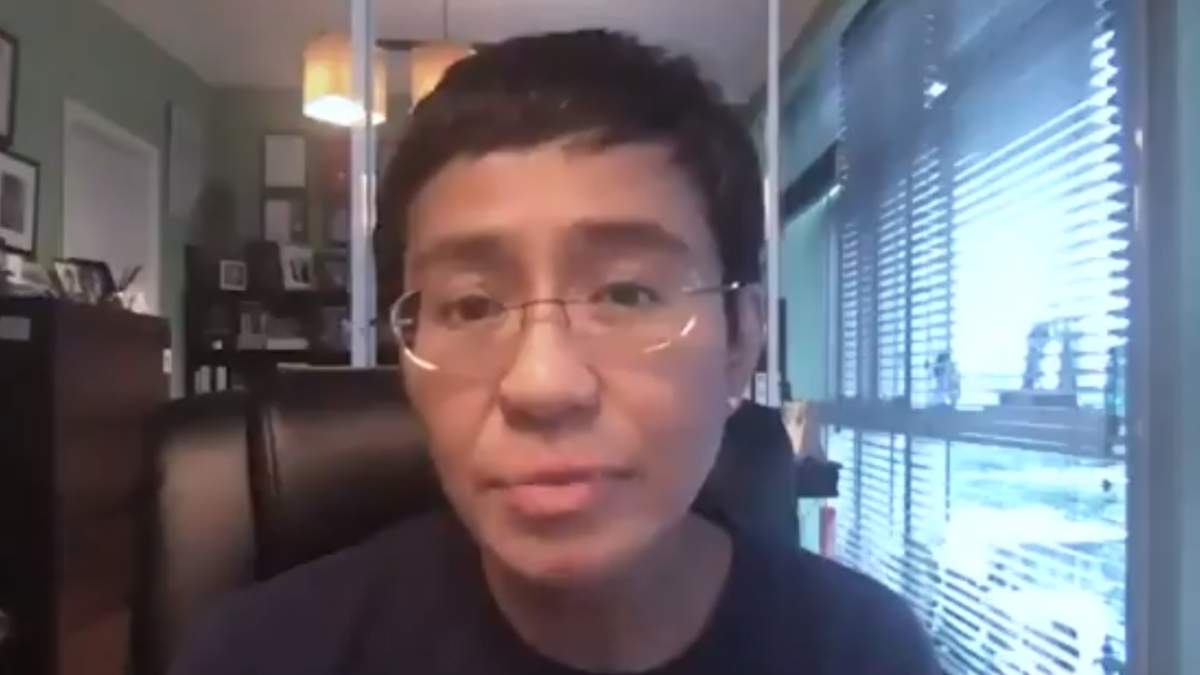 La periodista filipina Maria Ressa, premio Nobel de la Paz