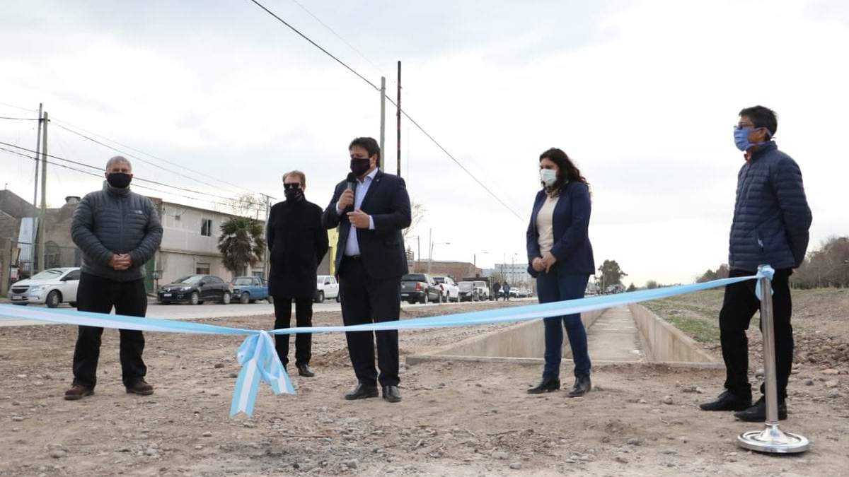 Inauguración de obras en Neuquén. Fuente: (Twitter)