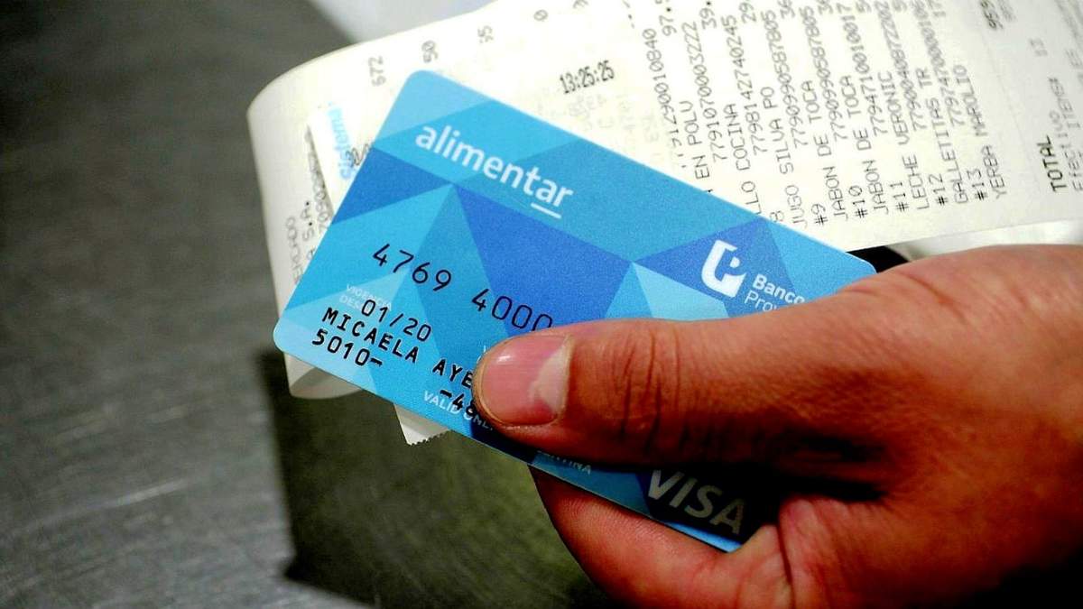 La Tarjeta Alimentar se abona de manera mensual. Fuente: (Twitter)