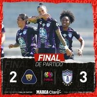 Las Tuzas remontan y vencen 3-2 a Pumas en CU