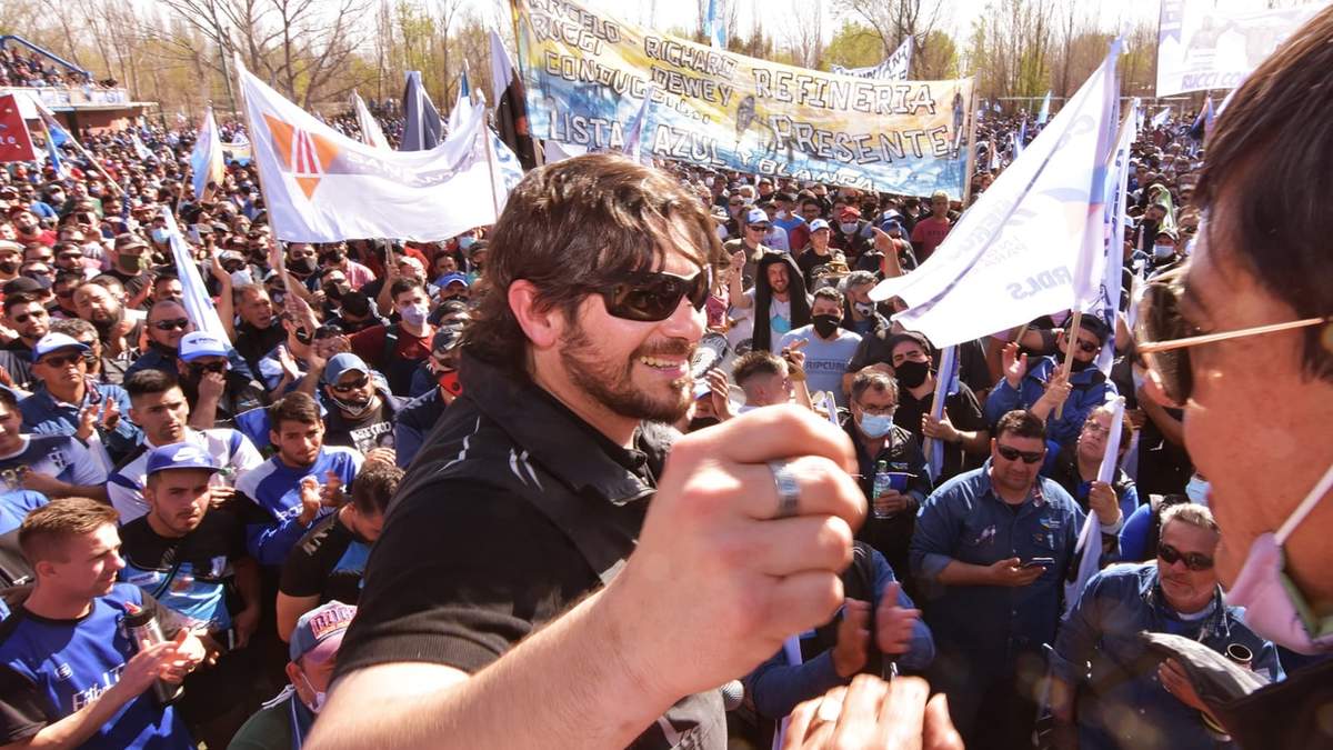 Ricardo Dewey era un reconocido dirigente del gremio petrolero. Fuente: (Twitter)
