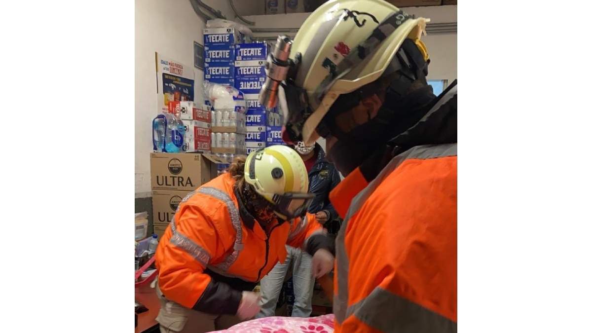 Labor de parto en un OXXO