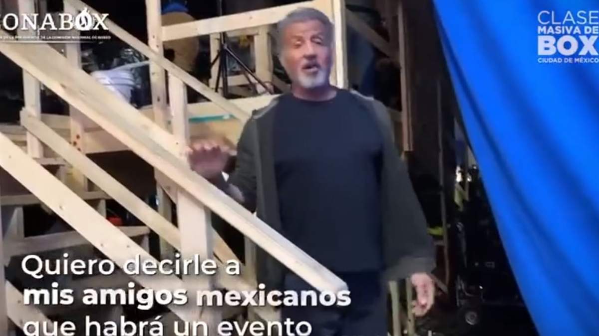 “Rocky Balboa” invita a la clase de box en el Zócalo de la CDMX
