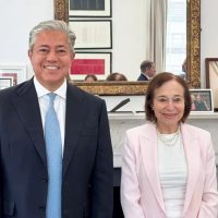 En Estados Unidos, Figueroa presentó a Neuquén como zona estable y con potencial energético y social