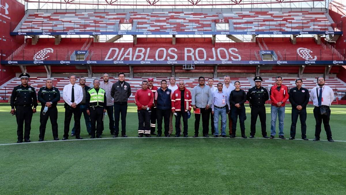 Personal del Club Toluca se reunió para planear el operativo de seguridad