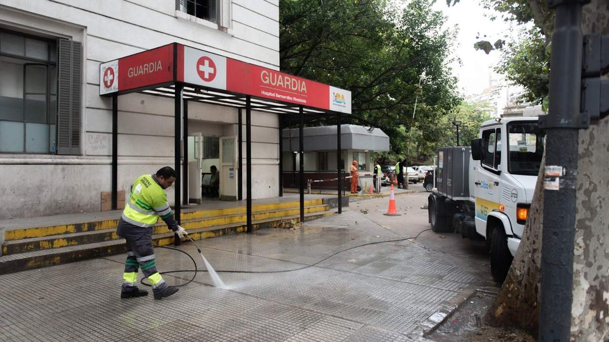 Hospital Bernardino Rivadavia, ubicado en la Ciudad de Buenos Aires. (Fuente: Twitter)