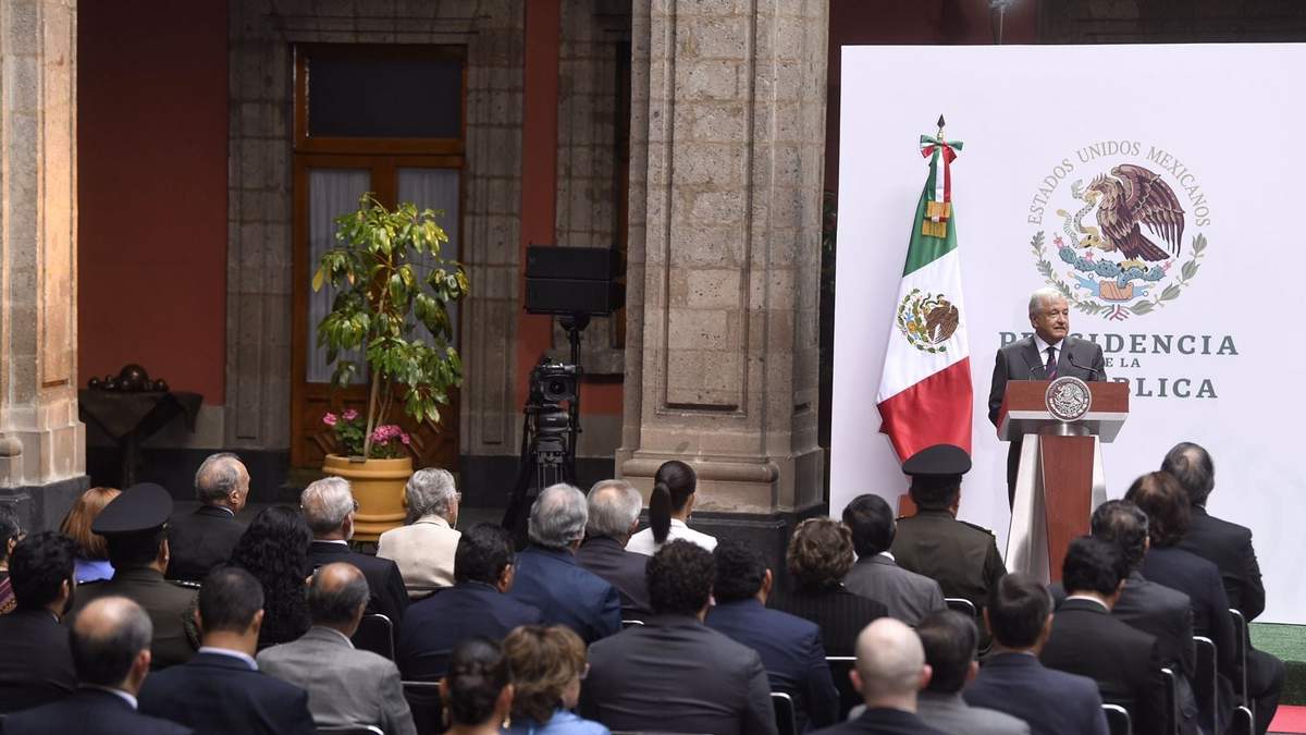 Informe de López Obrador en Palacio Nacional