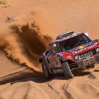 El panorama del Dakar en autos