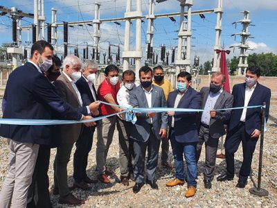 Energía: Darío Martínez inauguró una nueva obra eléctrica en la Provincia de Salta