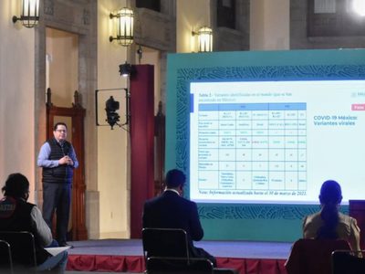 En México, dos de las tres variantes de covid-19 más preocupantes: Ssa