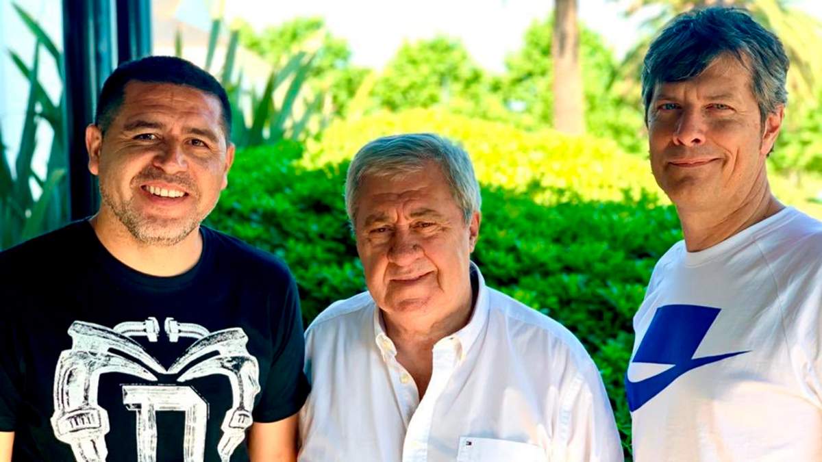 Riquelme, Amor Ameal y Pergolini. Fuente: (Instagram).
