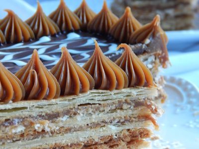 Milhojas de chocolate y dulce de leche: tan ricas como si las hubieras comprado en una panadería y fáciles de hacer