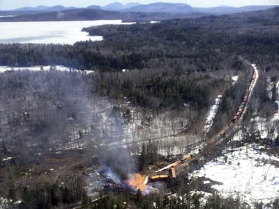 Descarrilamiento de tren en Maine fue provocado por dique de castores
