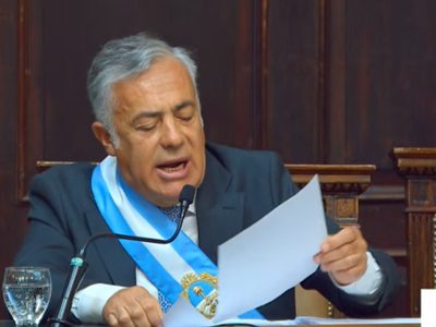 Institucionalidad: D`Agostino le tapó la boca a Cornejo