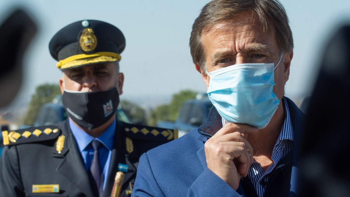 Rodolfo Suárez, gobernador de Mendoza. Fuente: (Twitter)