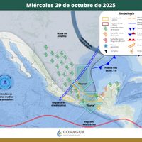 Masa de aire frío y frente 11 cubrirán el país; lluvias fuertes de lunes a jueves en estas entidades