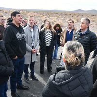Rucci ponderó trabajos de Vialidad Provincial para mejorar la ruta del petróleo