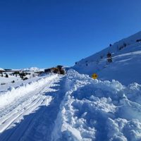 Por la nieve acumulada otra vez está cerrado Pino Hachado
