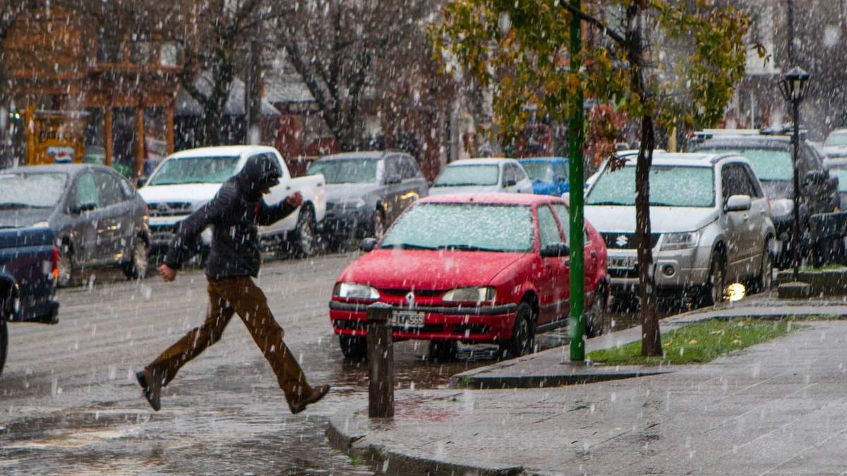 Clima inestable con lluvias y nevadas en la cordillera. Fuente: (Facebook)