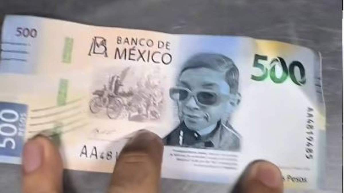 "La Venenito" aparece en billete de 500 pesos mexicanos