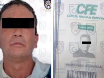 Por violación sexual, vinculan a falso empleado de la CFE que delinquía en casas de mujeres
