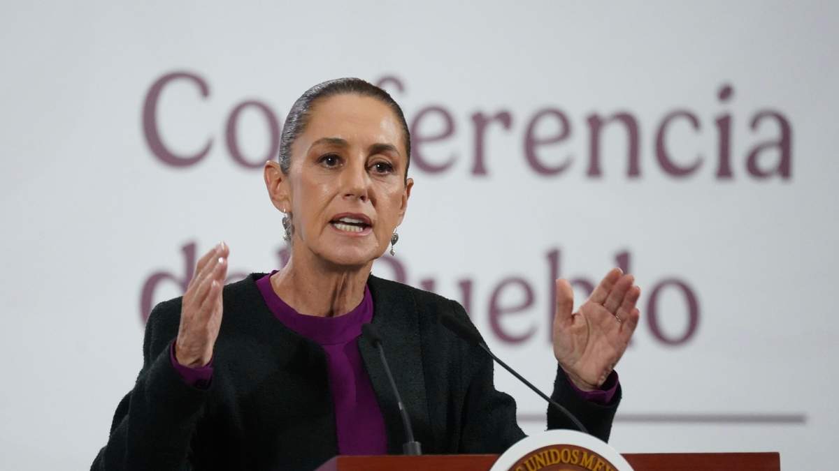 La presidenta Claudia Sheinbaum
