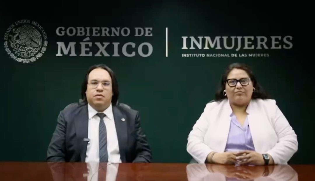 Citlalli Hernández con el Fiscal de Querétaro, Víctor Antonio Jesús Hernández