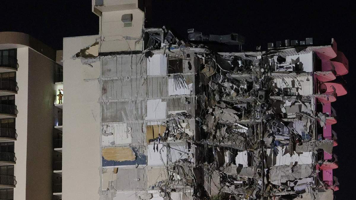 Así quedó el edificio tras el colapso. Fuente: (Twitter)