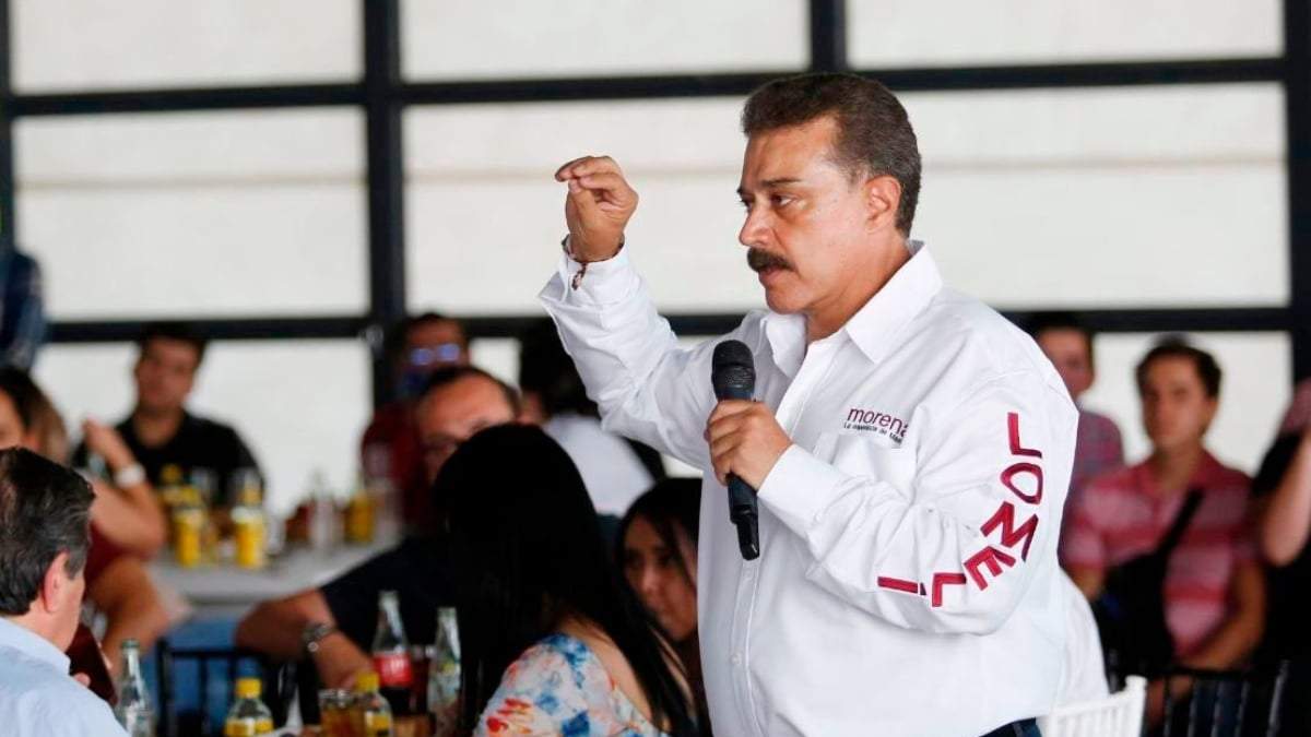 El candidato de Morena a la alcaldía de Guadalajara, Carlos Lomelí Bolaños