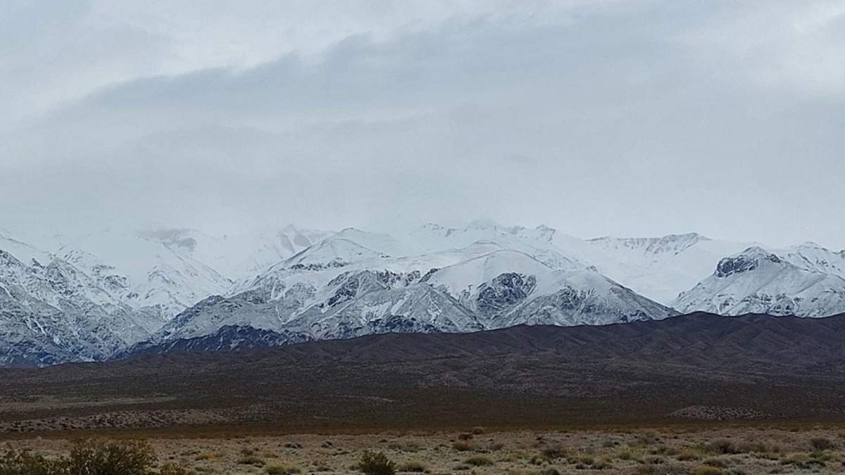Continuarán las nevadas en la cordillera. Fuente: (Facebook)