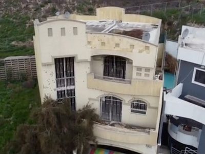 Tiktoker graba video de la casa derruida de Eduardo Arellano Félix y se vuelve viral