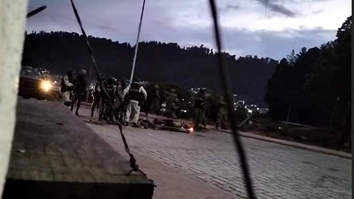 Imagen de uno de los videos que circularon en redes
