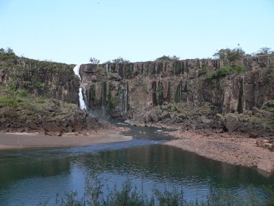 Cataratas del Iguazú: sin turismo y sin agua