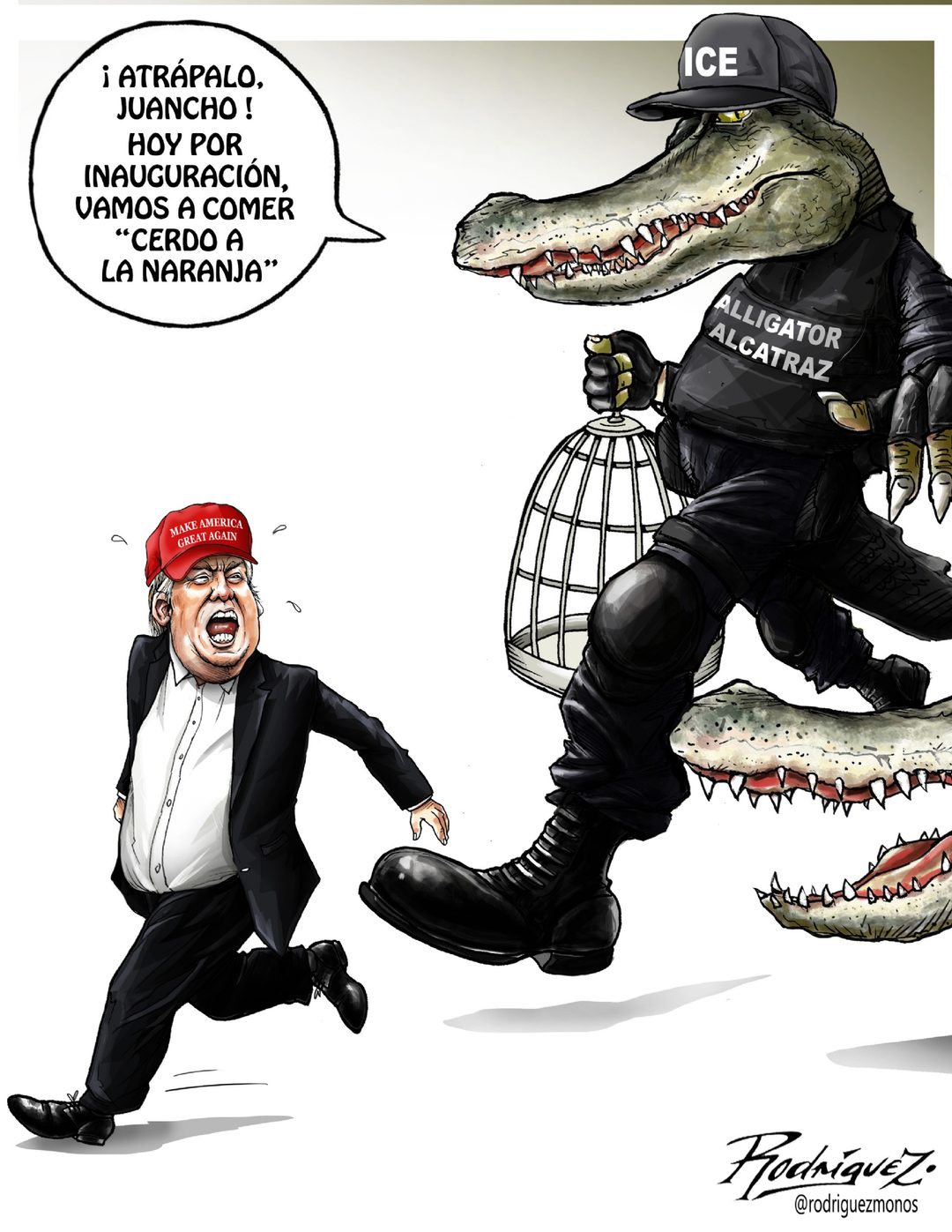 no corras en línea recta