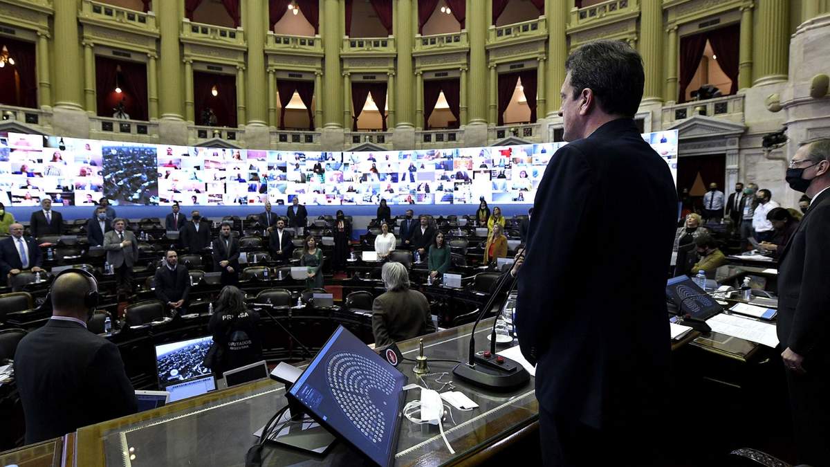 Cámara de Diputados de la Nación. Fuente: (Twitter)