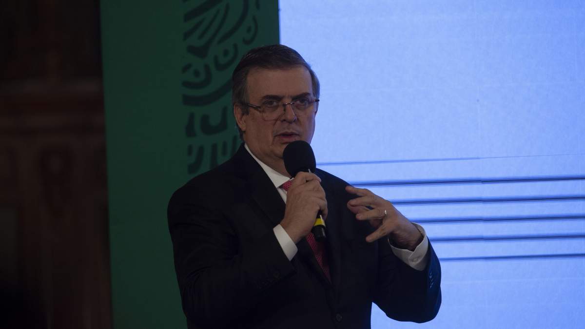 El canciller Marcelo Ebrard