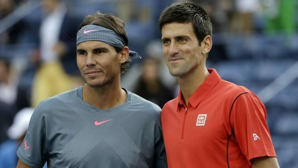 Nadal y Djokovic. Fuente: (Twitter).
